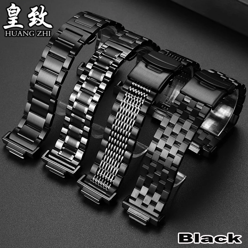 For Casio G-SHOCK Steel Heart GM110 GA110 Men's Modified Cannon Watch Strap GA2100 5600 Stainless Steel Watch band 16mm Bracelet