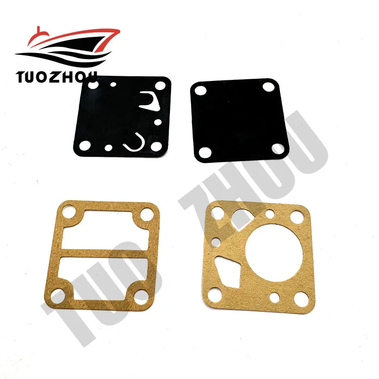 For Yamaha Outboard Motor 4HP-5HP Fuel Pump Repair Kit Gaskets 6E0-24471-00, 6E0-24411-00, 6E0-24435-00, 6E0-24434-00