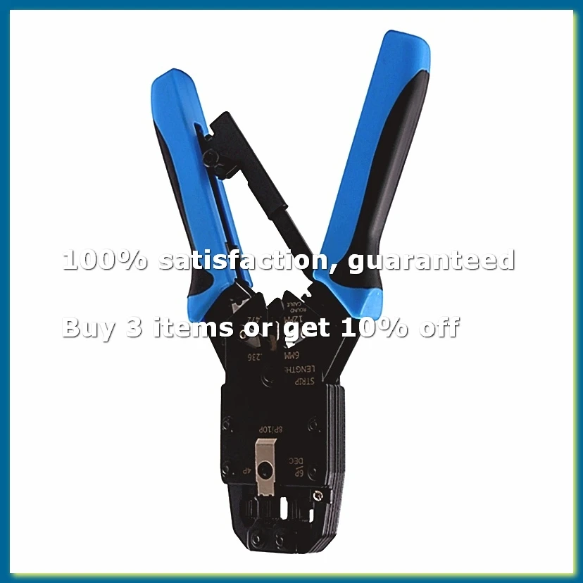 ●RJ45 Network Crimper 10P 8P 6P 4P Crimping Tools Stripper for RJ45 RJ11 RJ12 RJ50 Connector Ethernet Cable