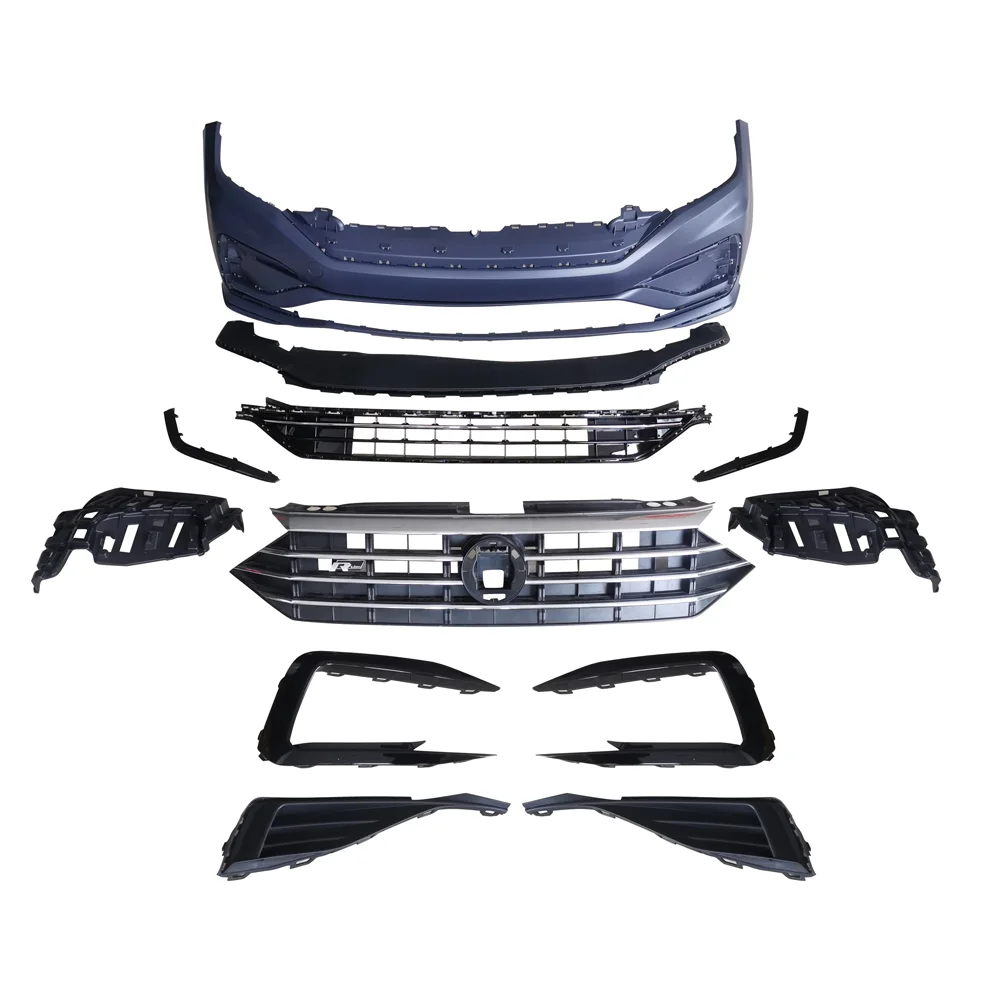 

Car Parts Bumper Front Kit Auto Bodykit Full Body Kit Set Used for Upgrade 2019 Jetta GLI & R-line Series