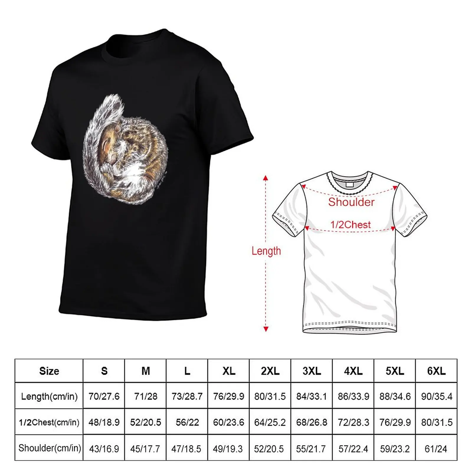Wren - Orphan Grey Squirrel - Sleeping T-Shirt shirts graphic tees vintage anime shirt sweat shirts, men