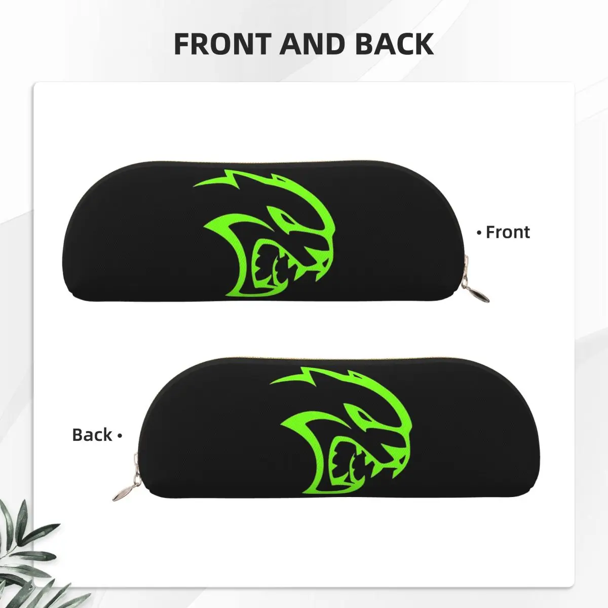 دودج هيلكات Srt شعار مقلمة حامل قلم تخزين القرطاسية لوازم تخزين كبيرة صندوق القلم حقيبة أقلام رصاص لطلاب المدارس