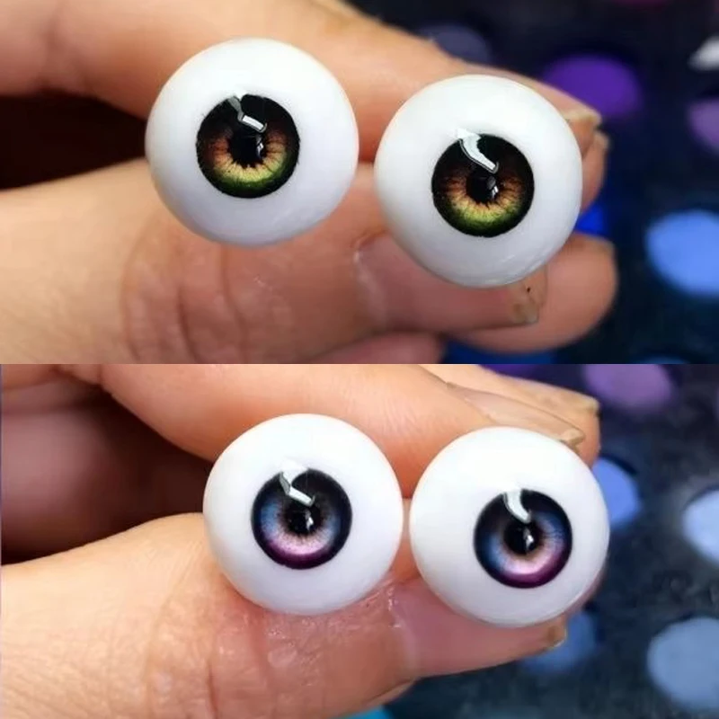 1/3 1/4 1/6 1/8 人形の目 Bjd 人形用 8/10/12/14/16/18 ミリメートル石膏眼球おもちゃドレスアップままごと人形アクセサリー、人形なし