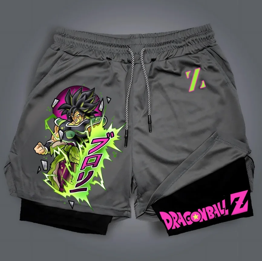 جديد لعبة دراغون بول مزدوجة الشارع الشهير أنيمي شخصية الطباعة الرجال الصيف ممارسة السراويل الصالة الرياضية الترفيه عطلة يومية