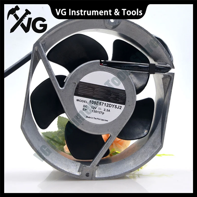 For Original  Sanyo 109E5712DY5J2 12V 2.3A 17cm 172*150*51mm 4-wire high air volume industrial exhaust ventilation cooling fan