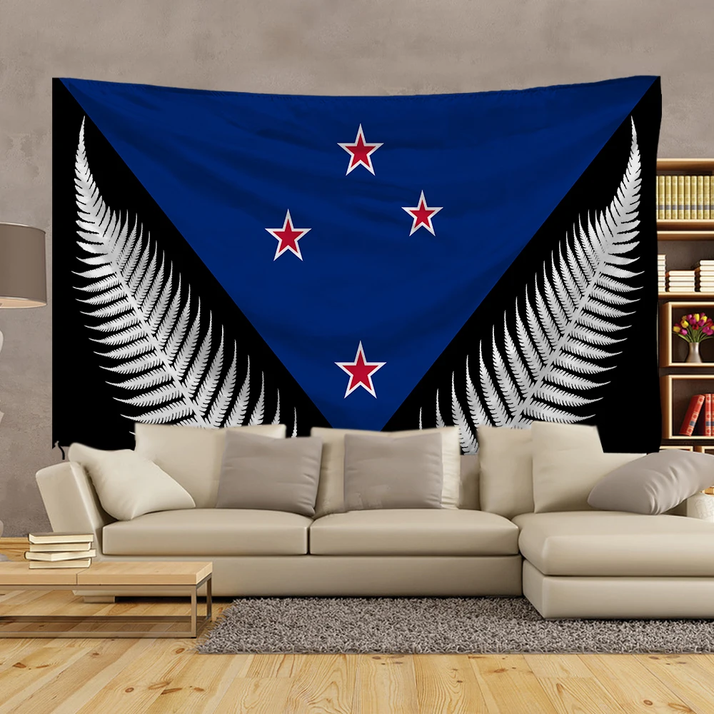 FLAGap New Zealand Flag Vibrant Colors Professional Factory Tapestry Banner Design Quick-Dry High-Quality Polyester