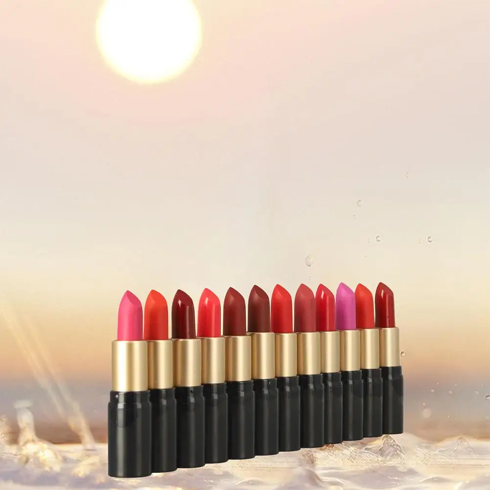 Moisturizing Lip Balm With Starry Sky Gradient Case Temperature Sensitive Color Changing Lipstick Natural Pink Lip Glow Makeup