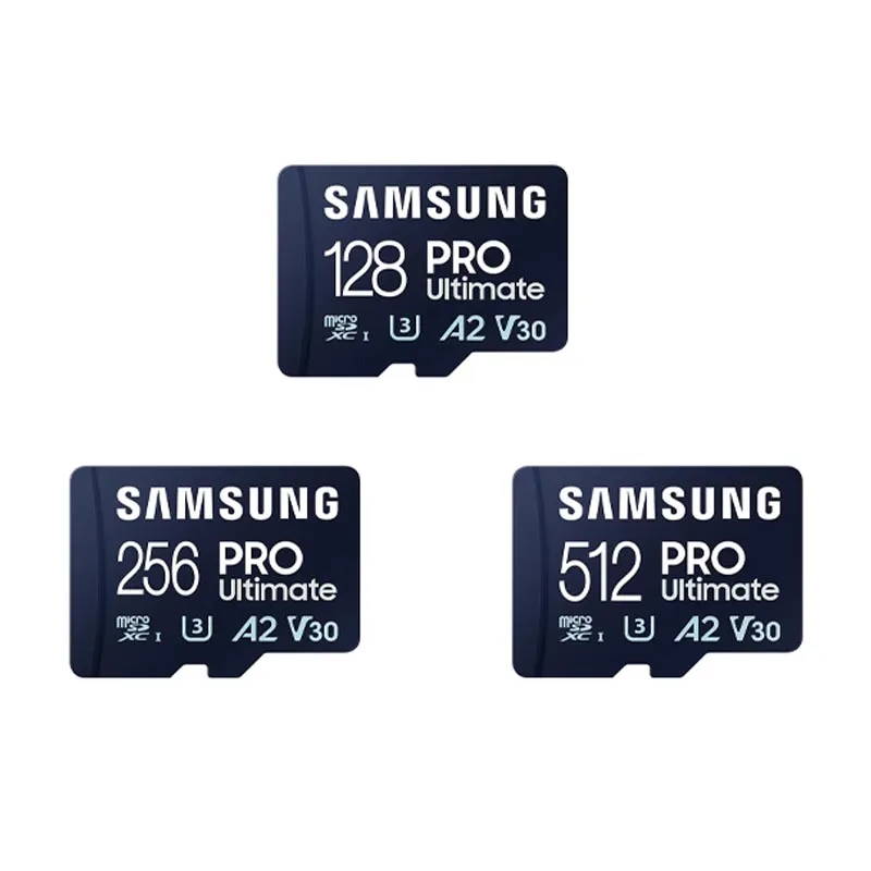 SAMSUNG-tarjeta Micro SD PRO Ultimate, 128GB, MicroSDXC, U3, 4K, Flash, 256GB, V30, TF, 512GB, alta velocidad, 200 M/s, para Dron