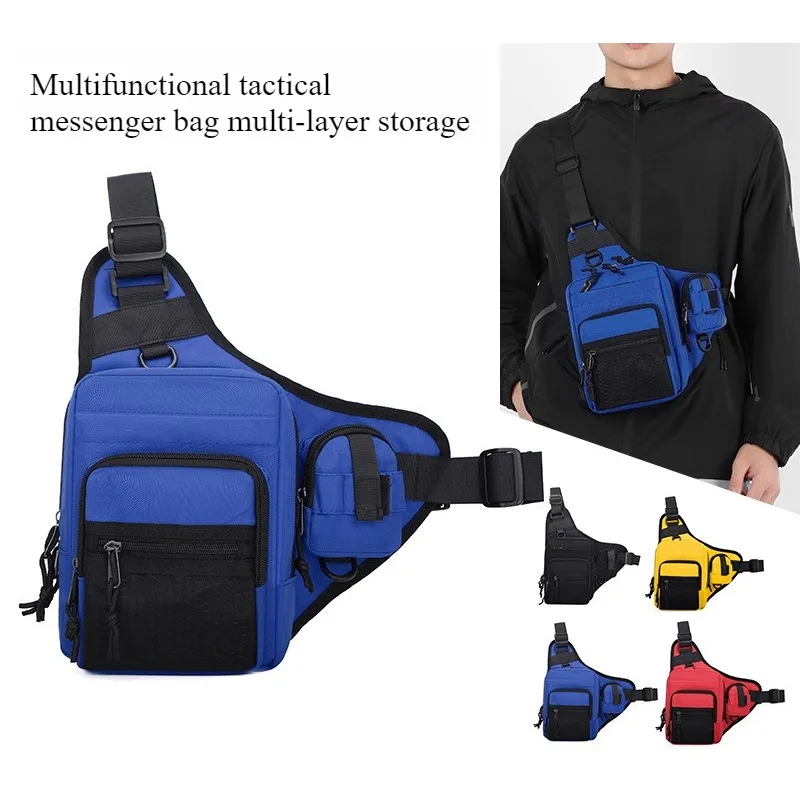 

Waterproof Sling Bag - Outdoor Chest Backpack for Cycling & Rock Climbing, Tactical Crossbody Pack for Camping Travel