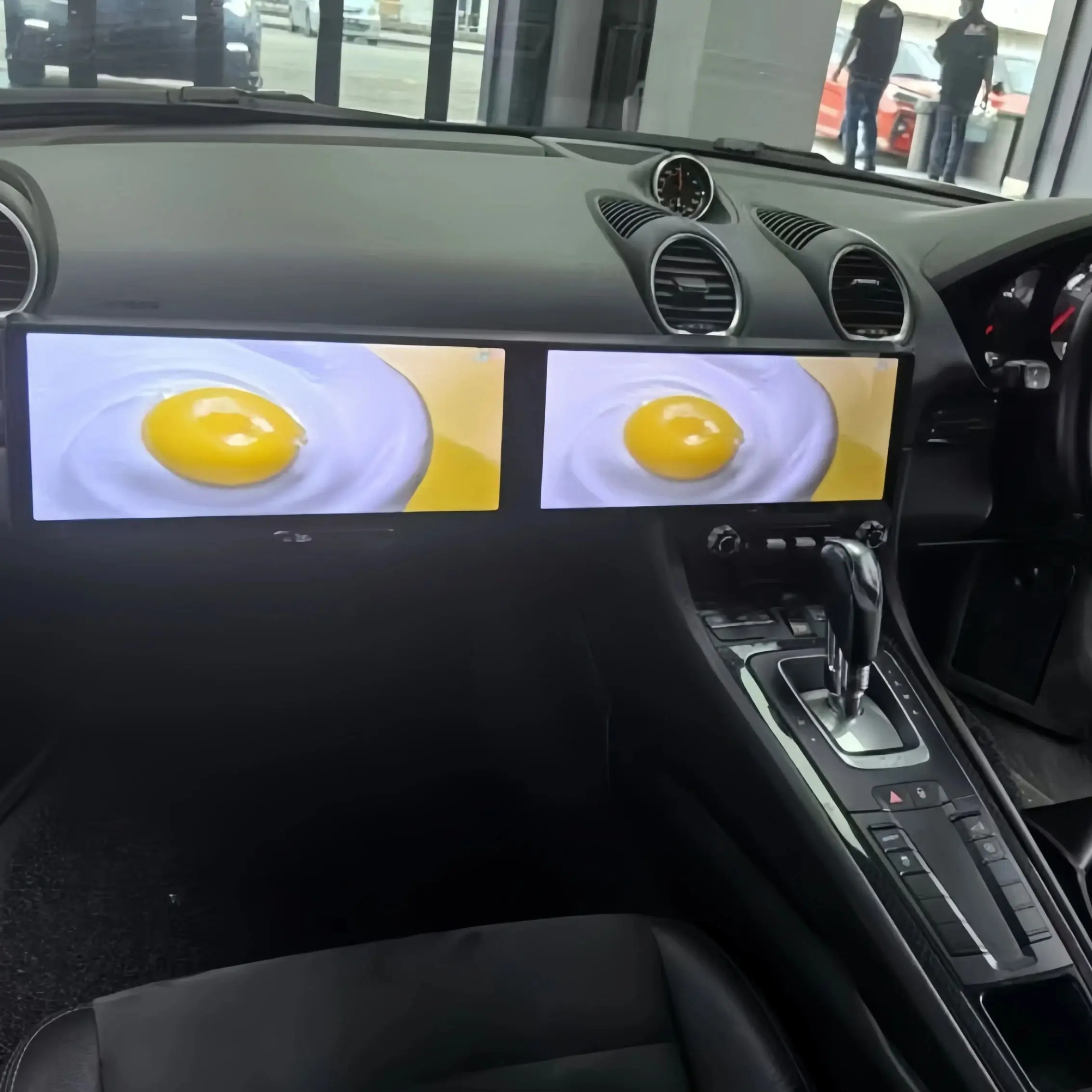 A Car Android carplay For Porsche 718 Boxster 2016-2023 Dual Screen 12.3