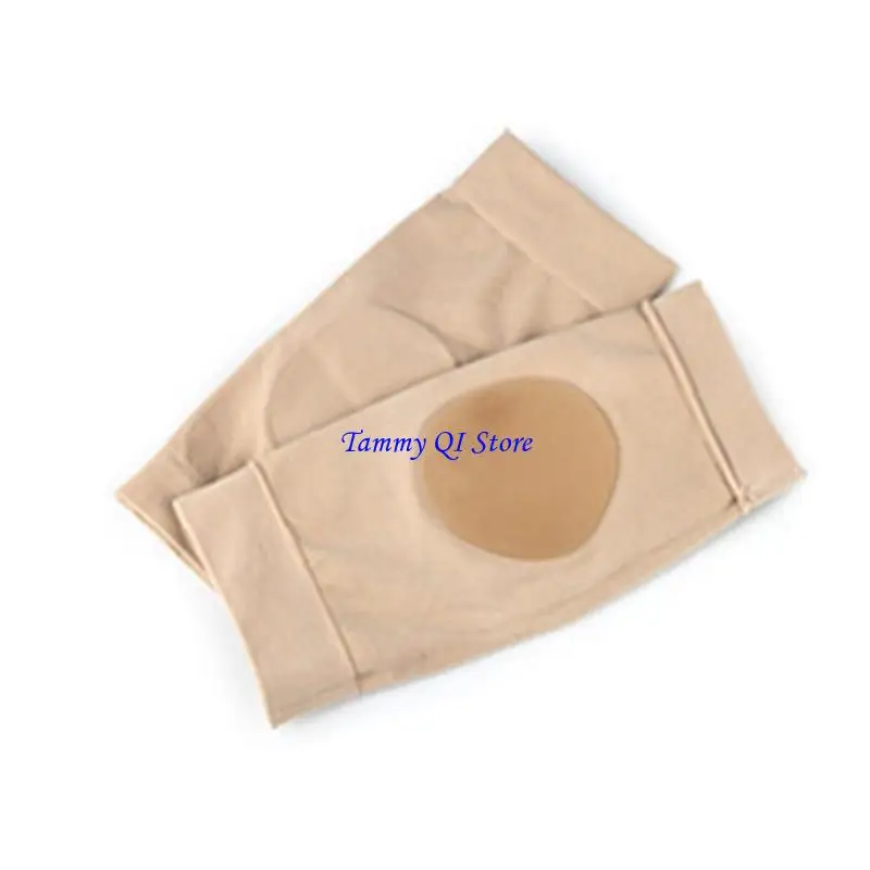 

F1FD 1Pair Heel Socks Soft Padded Skate Socks Feet Protector Easy to Use