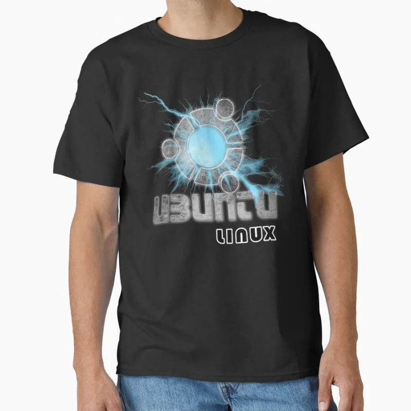 

Linux Ubuntu Rusty Funny software engineer gift T-shirt for developer large size Adult Tops S-6XL mens clothing