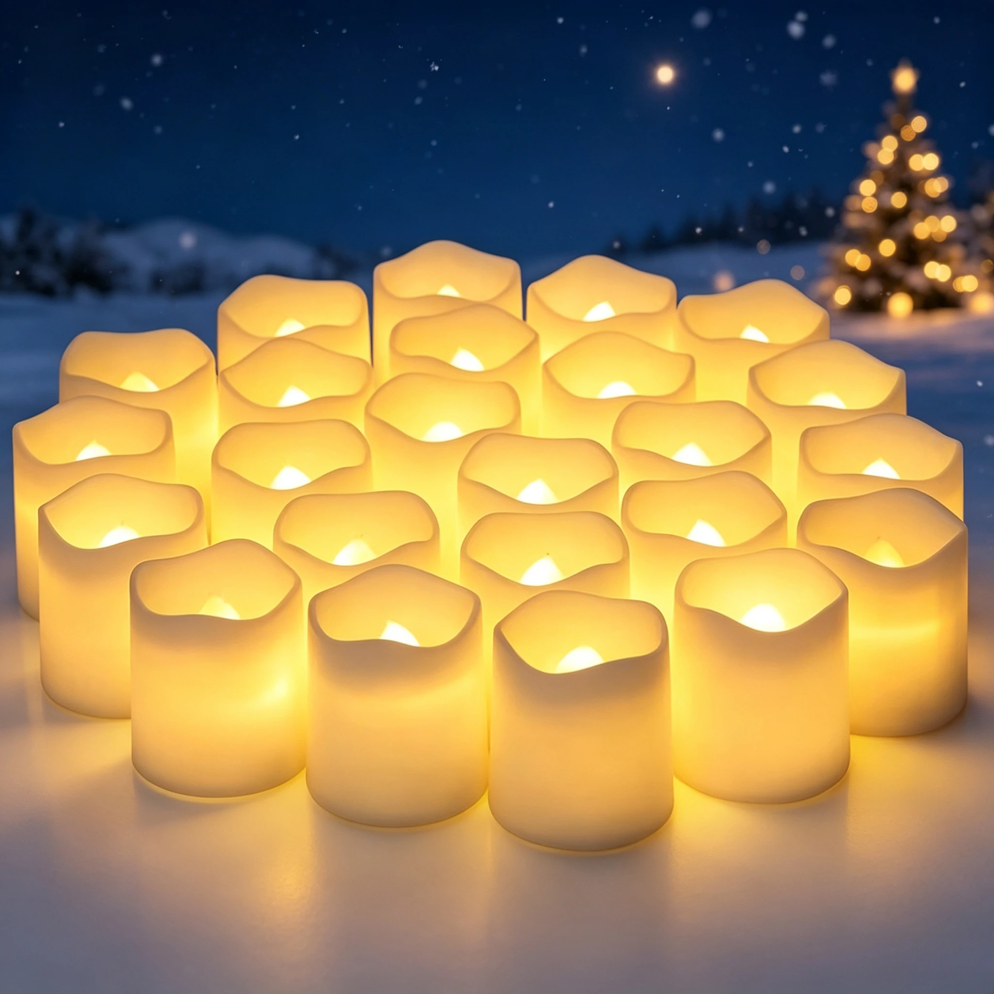 LED Candle Battery Powered Flameless Tea Candle Fake Candle Lamp Wedding Birthday Party Home Decoration Lamp Candlestick Candles