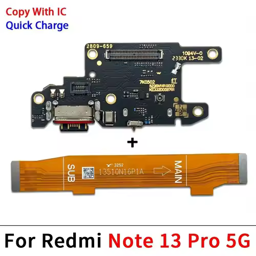 For Xiaomi Redmi Note 7 8 8T 9 9S 10 10S 12 Pro 4G 5G Dock Connector Micro USB Charger Charging Port Mainboard Main Flex Cable - Image 6