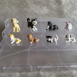 3pcs/lot Rare Anime Cartoon Dog Cat Horse Rabbit Model Figure Toy Original Animal Figurine Home Decor Collection for Kid Child