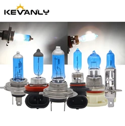2 PCS Car Headlights Lamp Halogen H11 H7 H4 H3 H1 H8 HB3 HB4 9005 9006 H15 H16 5202 Bulb 55W 100W HOD Car Fog Lights White 12V