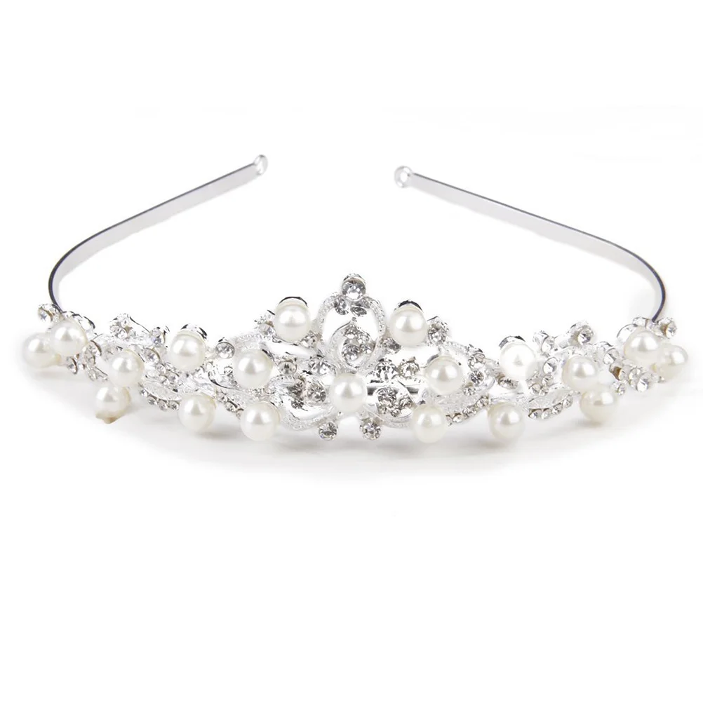 

Silver Bride Barrettes 17*12Cm Wedding Women Hair Clip Tiara Party Bridal Hairband Tiara Barrettes Hair Accessory