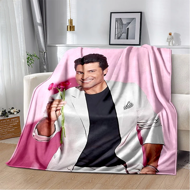 2025 New Style Chayanne Puerto Rican Latin Pop Soft Blankets,Keep Warm Throw Blanket Comfortable Blanket for Beds Sofa Home Gift