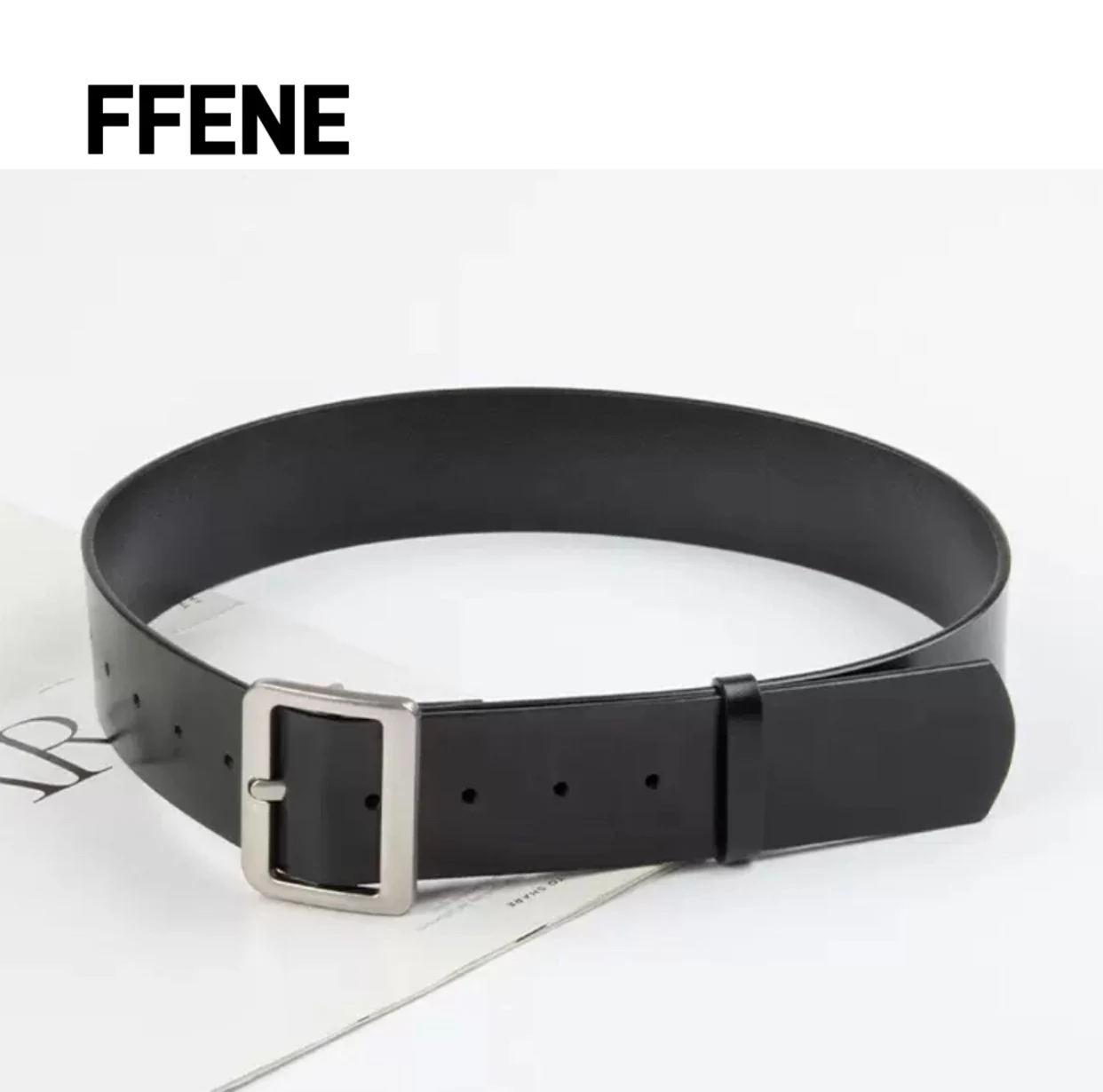 

Women's Belt: Luxurious Genuine Leather, Wide Fit, Versatile Outerwear Waist Cincher, Simple Design, Stylish, High-Quality, Vers