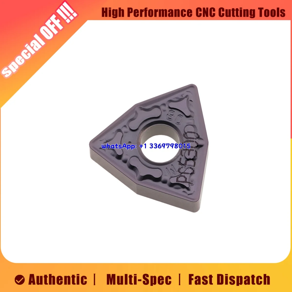 

Original WNMG WNMG08 WNMG0804 04 08 -MP VP2 VP3 X415 GR NC3215 NC3225 LM9810 PC8110 X343 CX310B NC3020 Turning Insert
