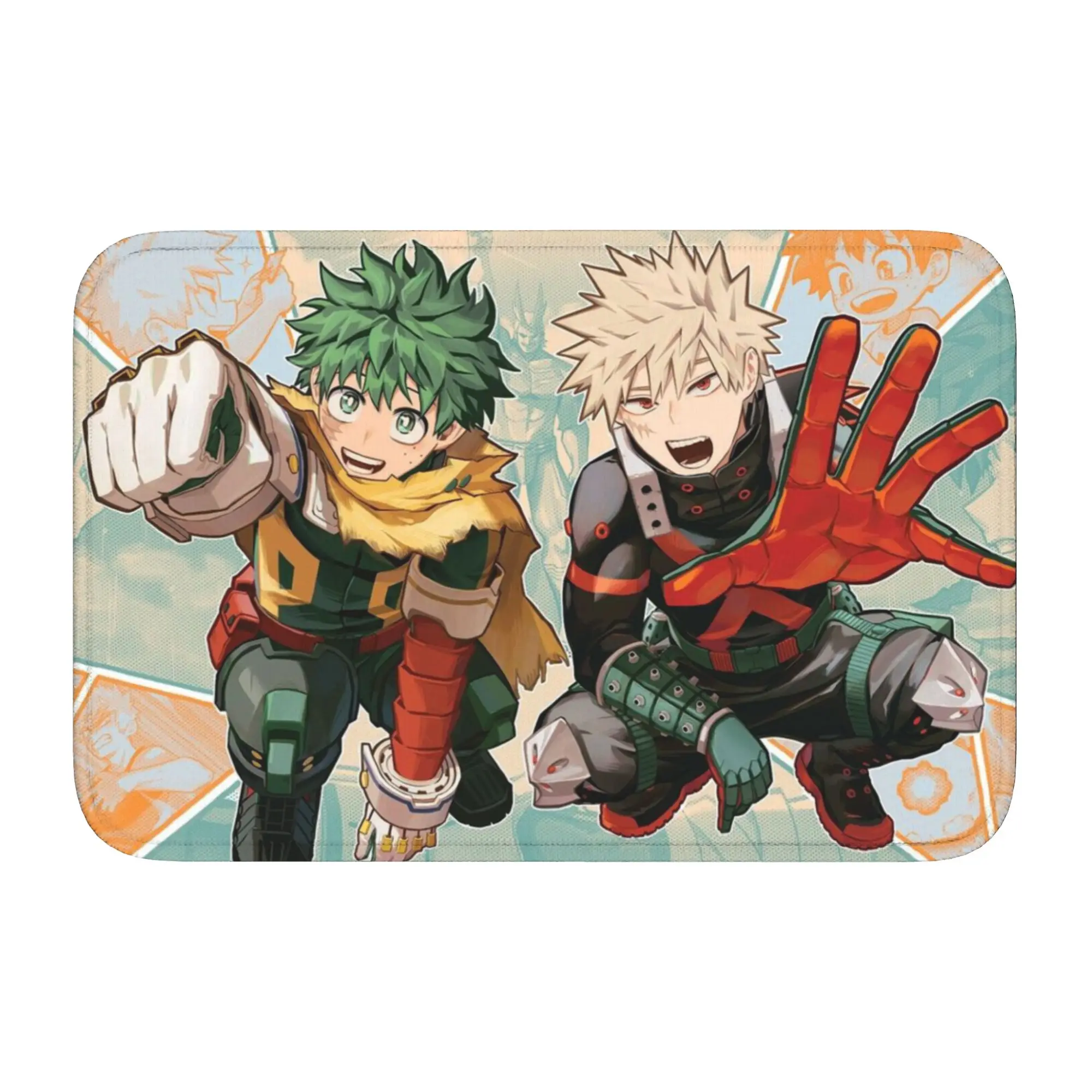 My Hero Academias Floor Door Kitchen Bathroom Mat Anti-Slip Indoor  Doormat Garage Living Room Entrance Rug Carpet Footpad