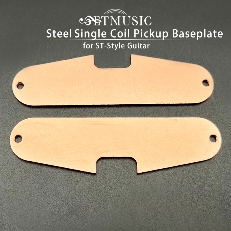 

10Pcs Steel ST Single Coil Guitar Pickup Baseplate Metal Pickup Baseplate Parts for ST-Style Guitar