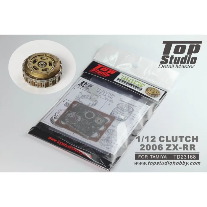 Top Studio 1:12 ZX-RR 06' Clutch TD23168 Modifying and Assembling Model Accessories