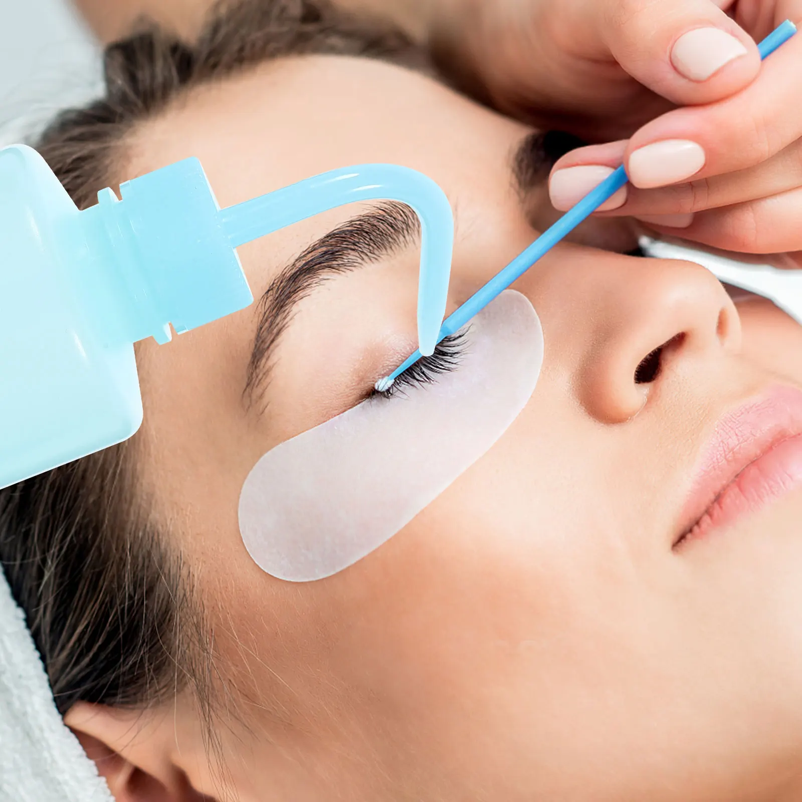 2 Stuks Lash Wasflessen Knijpflessen Wimperwasfles Smalle Tuit Wasfles Voor Lash Watering Wimperverlenging