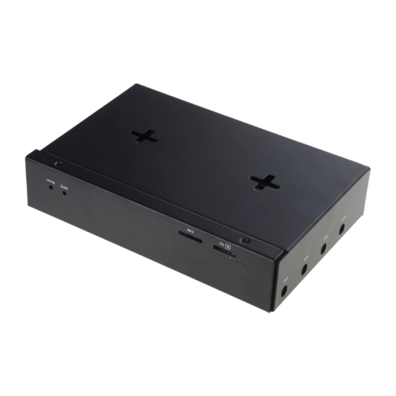HX6A เคสที่อยู่อาศัยโลหะที่แข็งแรงสำหรับ Banana PIR3 WiFi Router Box 8 ANTENNAS HEATSINKS