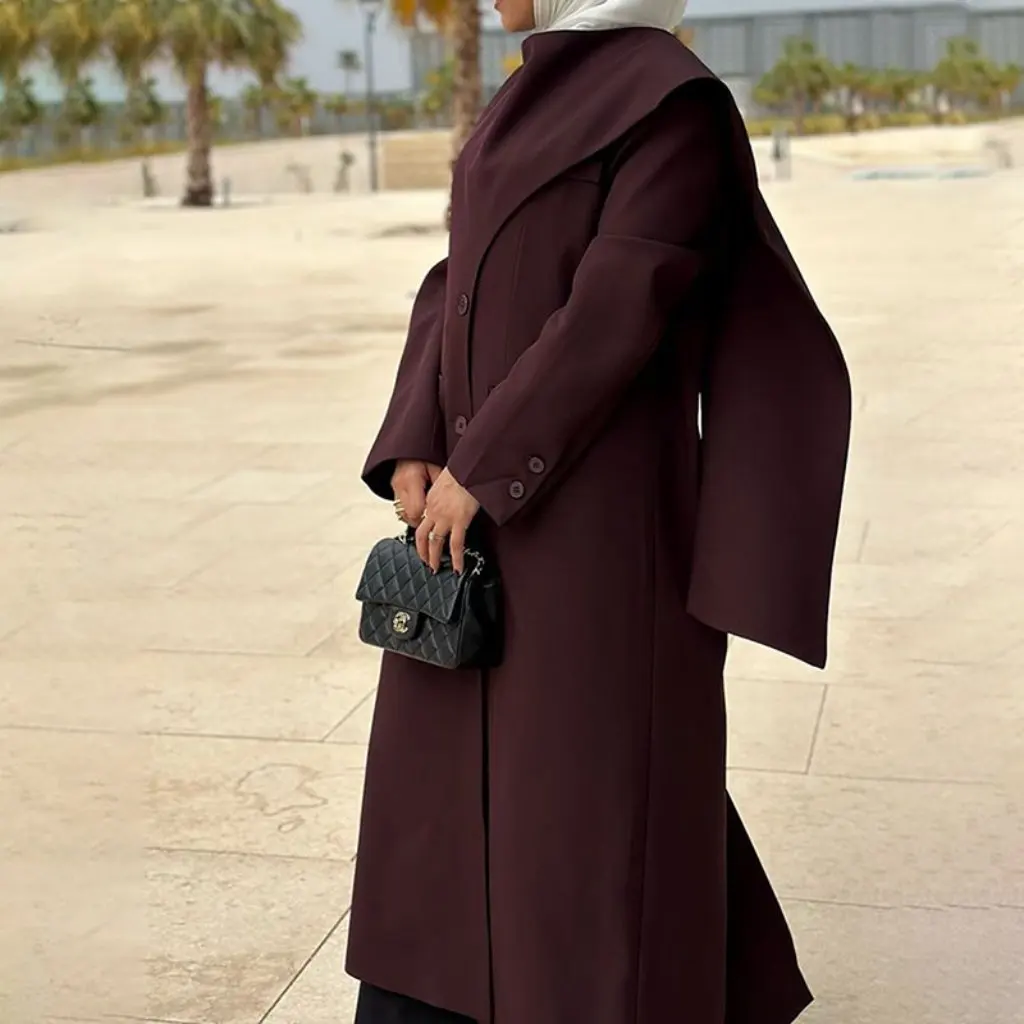 

Элегантная женская ветровка с длинными рукавами, однобортная высококачественная дизайнерская осенняя верхняя одежда для похудения