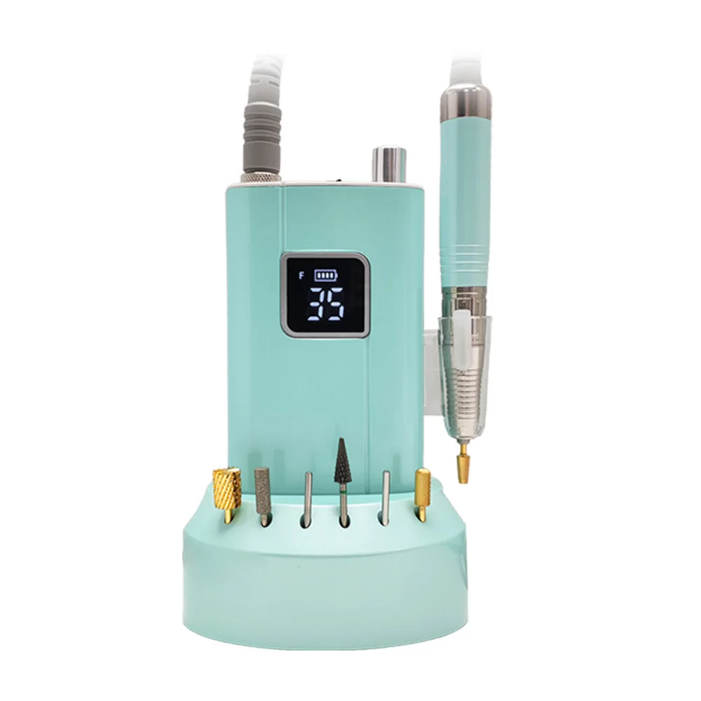 

High-end power storage brushless manicure grinder 35000 rpm portable without shaking, unloading nail grinder