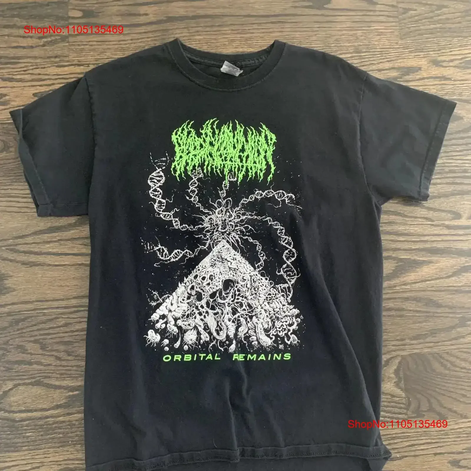 NEW BLOOD INCANTATION Orbital Remains Black Size S 5XL T Shirt AM500 vintage Washed Casual graphic Breathable Stylish homme
