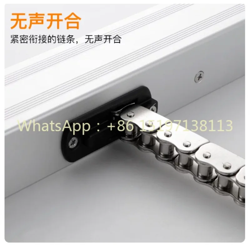 Intelligent electric window opener remote control switch window device chain sunroof smoke exhaust sliding window device