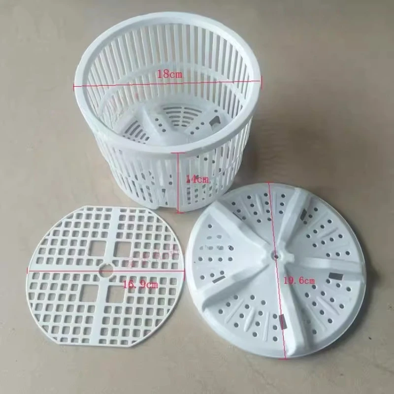 1PC Dehydration basket for folding washing machine drain baskets dryer water bucket filter camping mini washer accessories