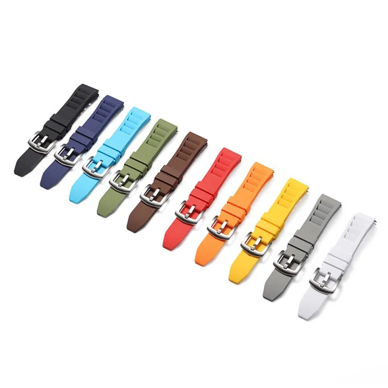 

20mm 22mm High Quality Quick Release Silicone Watch Strap for Universal Waterproof Sport Watch Bracelet Accessories with Tool