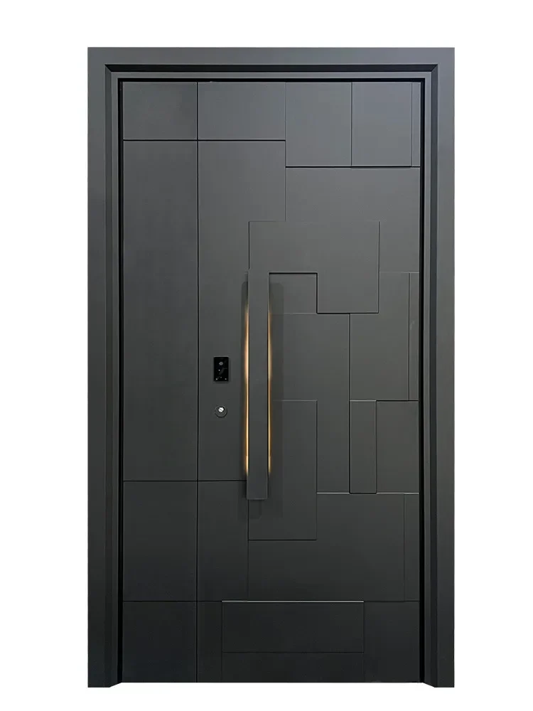 xx-Custom Door Security Parent-Child Door Villa Entrance Gate Single,Grade A Cast Aluminum Door Customization