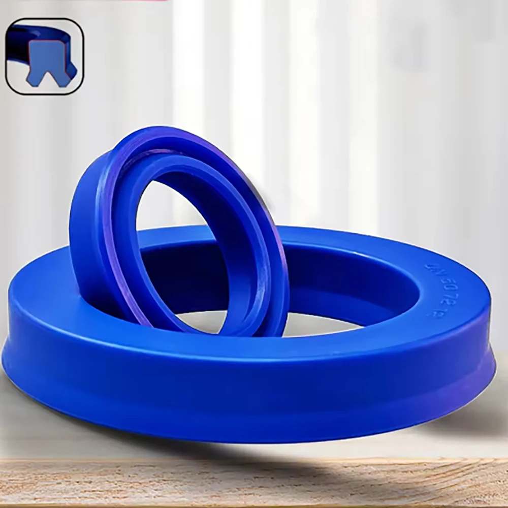 YXD/ODU Hydraulic Oil Seal Polyurethane Sealing Ring Dust Ring Hydraulic Piston Y-Shaped Oil Seal OD16-135mm Thick 8/10/14/18mm