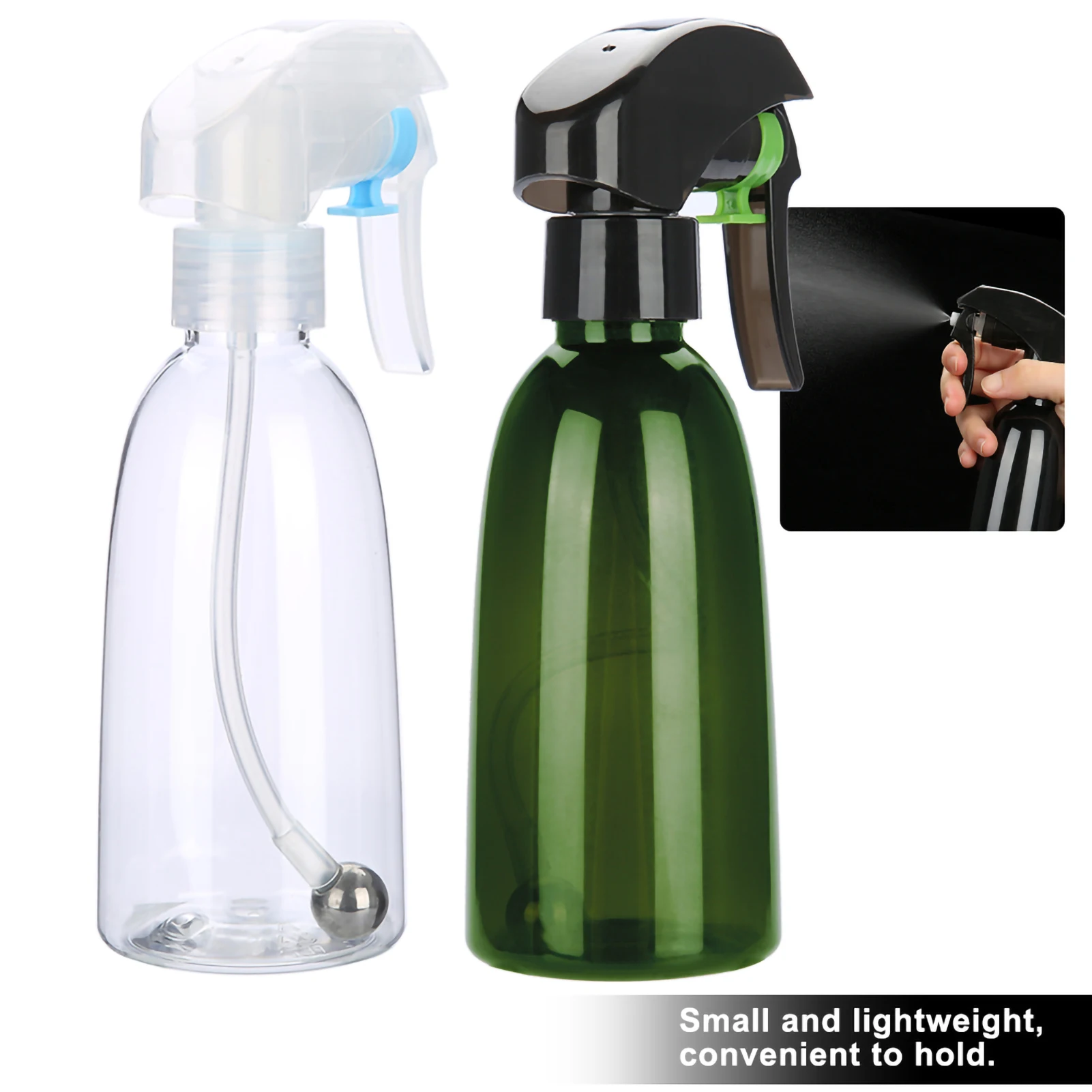 Hair Sprayer Hairdressing Water Sprayer 2 Colors Refillable Plastic Hairdressing Spray Bottle Water Sprayer Salon Barber Tool