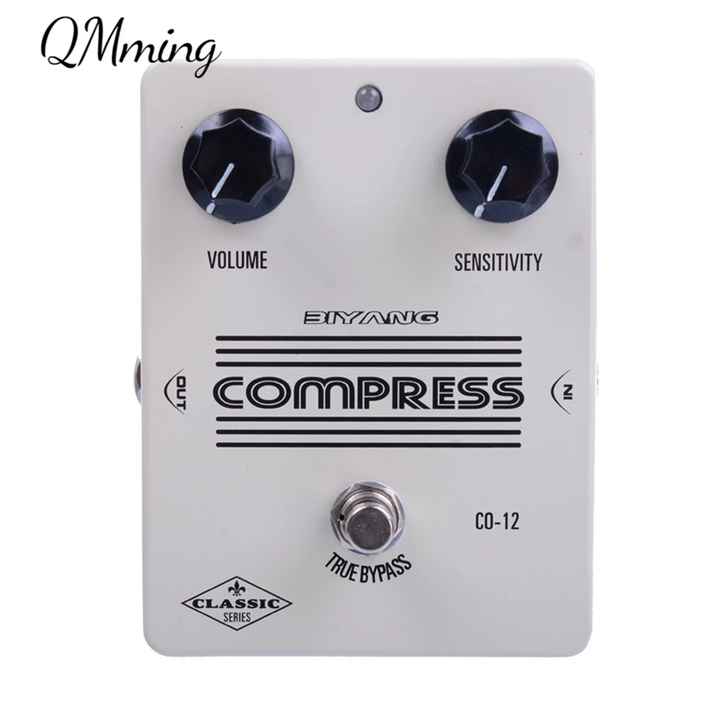 

Biyang CO-12 Compressor Sensitivity Electric Guitar Effect Pedal True Bypass Design