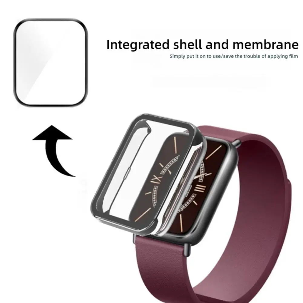 PC Case+Tempered Glass For Xiaomi Band 9 Pro Anti Scratch Protective Cover Screen Protector Full Cover Hard Case Accessories