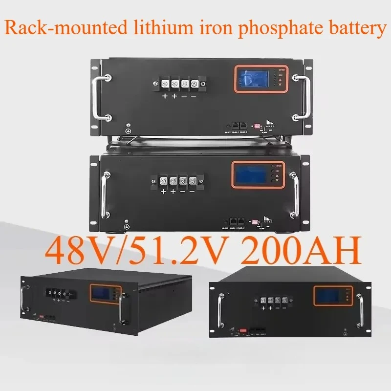

10 кВтч литий-ионные аккумуляторы для установки в стойку IP20 48 В 200 Ач 51,2 В 200 Ач аккумулятор Lifepo4 для солнечной системы дополнительная подставка