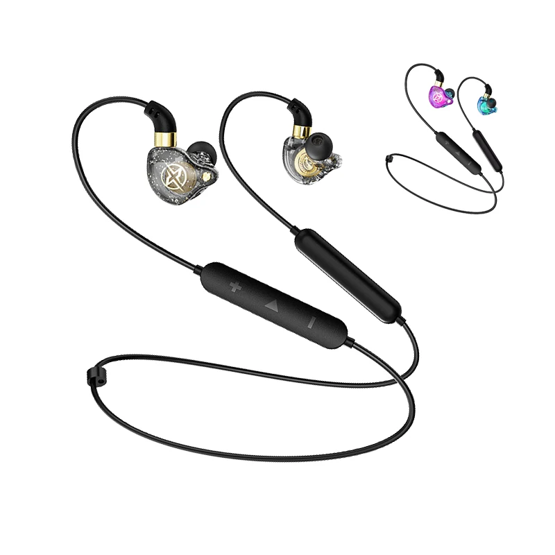 BX-02 Neckband Earbuds Running Sports Bass Headphones Low Power Dynamic Headset Noise Canceg Wired In-Ear Earphone