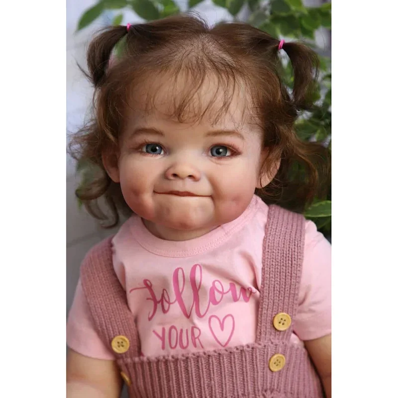 FBBD 24inch Reborn Doll Kit Raya Lifesize Toddler Limited Edition DIY Doll Parts Unfinished Painted Doll Kits image 6