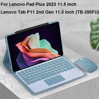 For Lenovo Pad Plus 2023 11.5Inch Keyboard Case For Lenovo Tab P11 2nd Gen 11.5Inch TB-350FU Tablet Cover