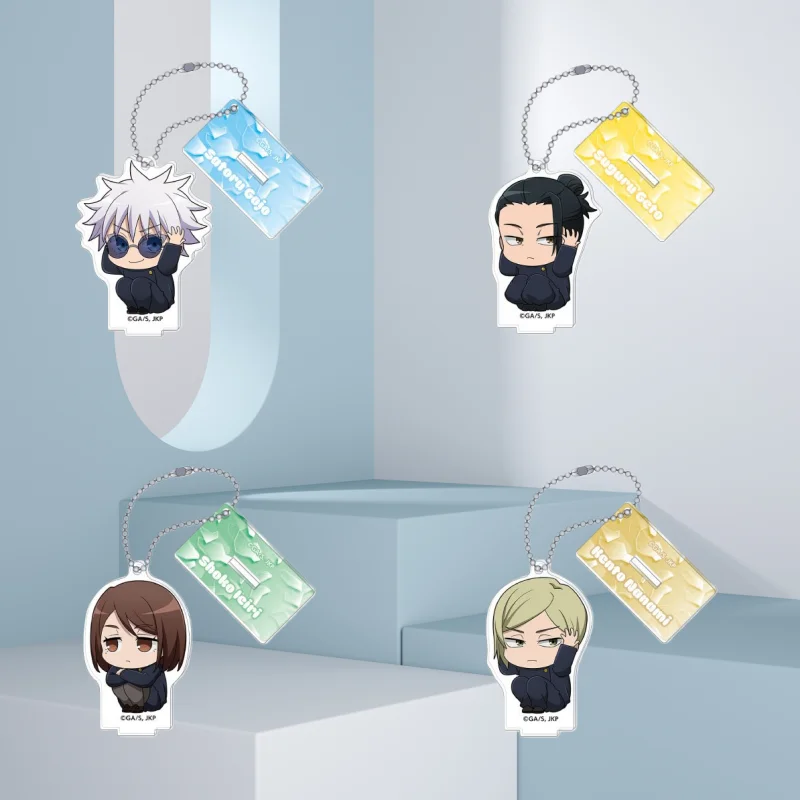 

Recycled Acrylic Keychain for Jjk Shoko Ieiri Suguru Geto Satoru Gojo Keychain Couple Pendant Decoration Cartoon Classic Gift