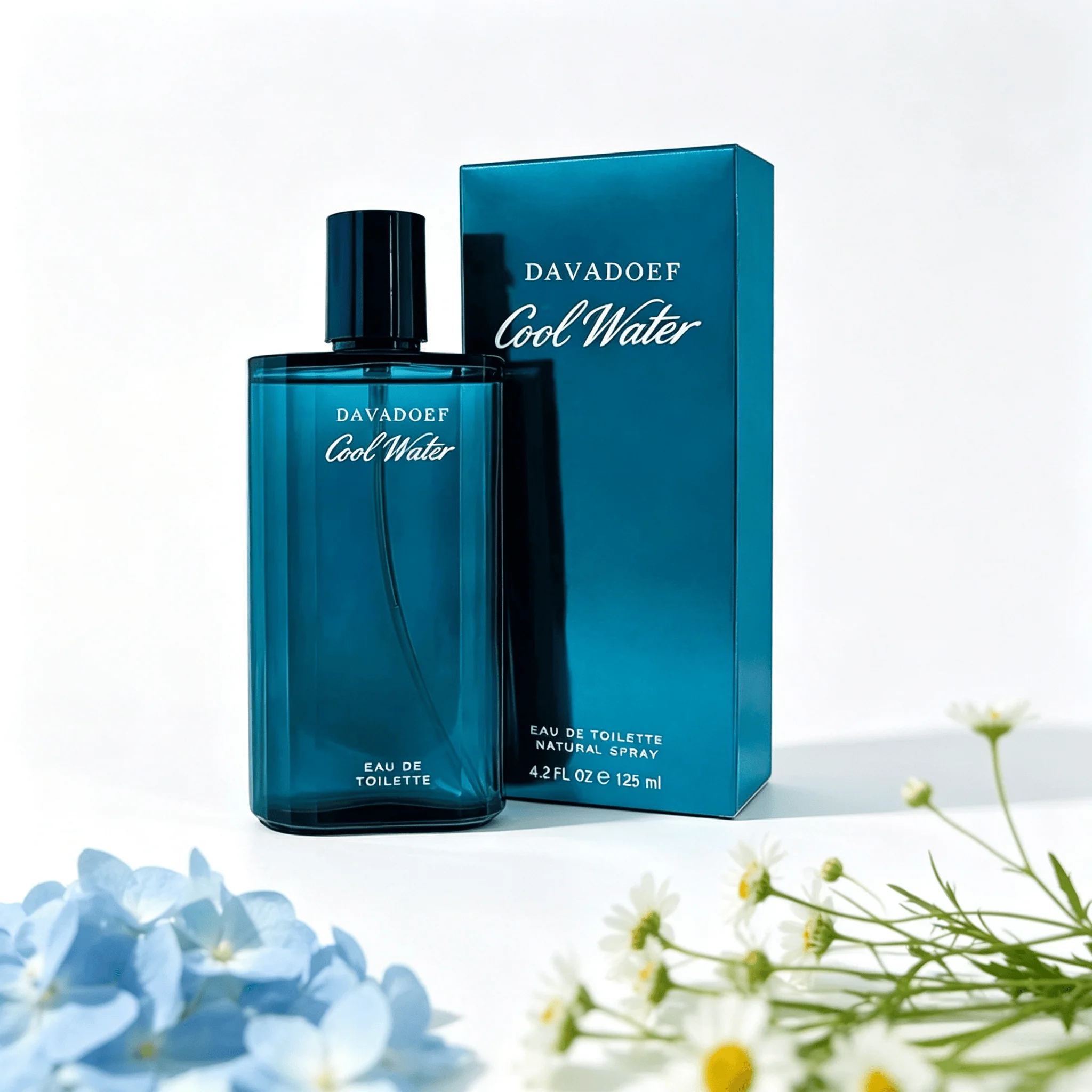 Davidoff Cool Water Men Perfume 125ml Eau De Toilette Natural Spray Long Lasting Marine Aquatic Scent Male Fragrance Luxury Gift Box For Daily Dating Travel view 2