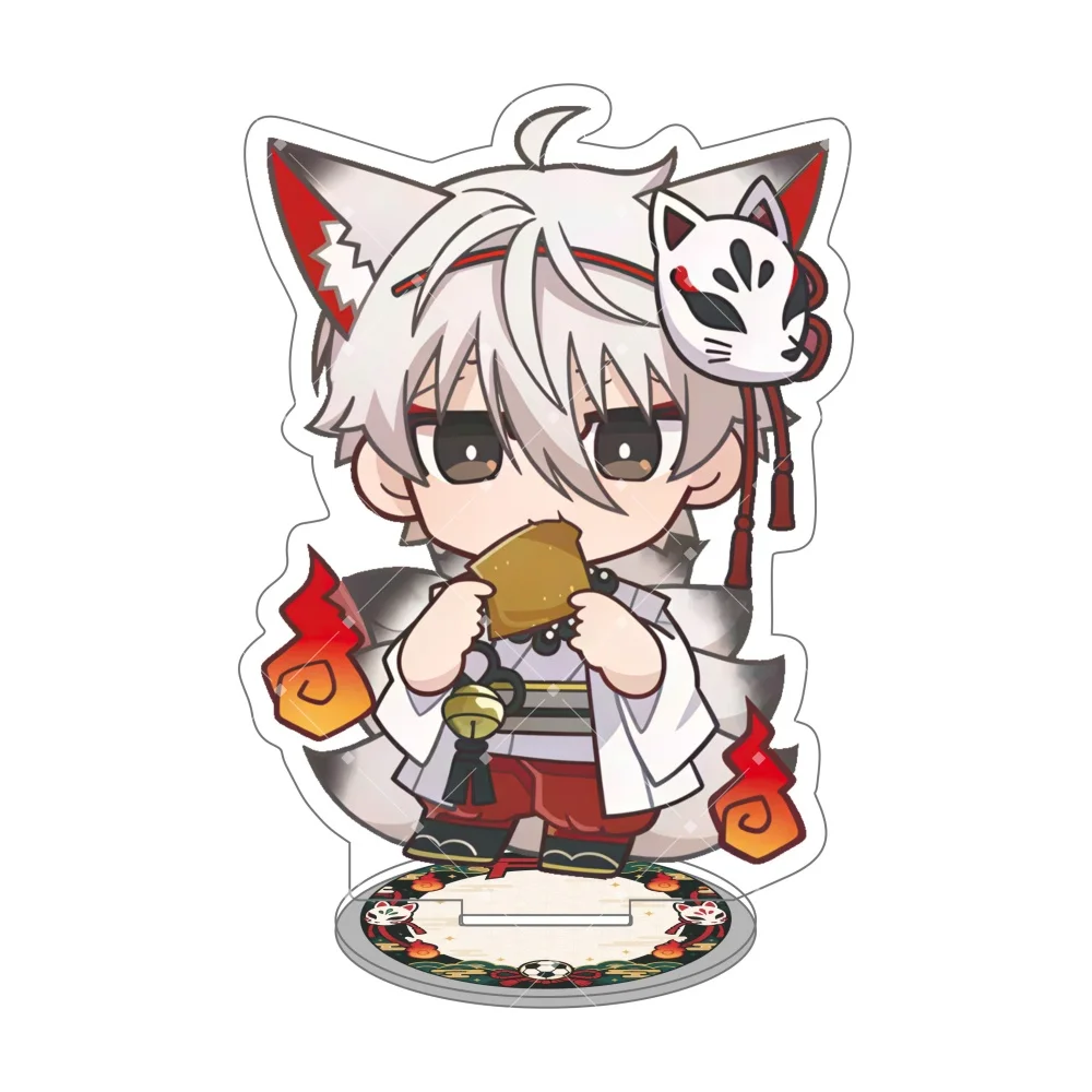 Anime Blue Lock 10cm Acrylic Stand Figure Halloween Fox Ver Isagi Yoichi Nagi Seishiro Chibi Cosplay Desktop Decor Gift Keychain