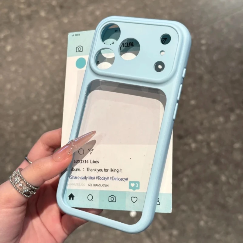 Sofort Verwandelbare 17ProMax Serie Handyhülle für iPhone 17 Air 16 15 14 13 12 11 Pro Max Plus Original Transparente Abdeckung