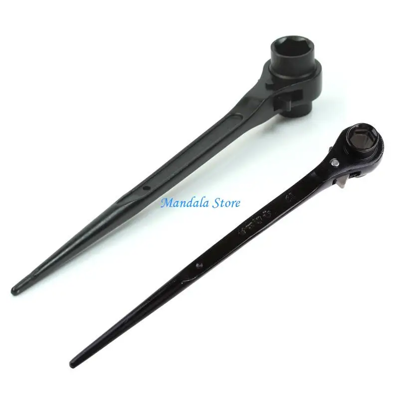 

U2JC Scaffolding Podger Ratchet Spanner Site Ratcheting Socket Wrench Tool 19mm/22mm