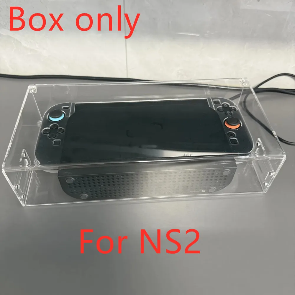 

Акриловая защита для консоли Nintendo Switch 2/NS2, прозрачные коробки для сбора, прозрачный чехол для дисплея